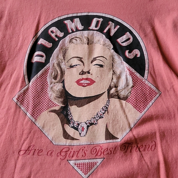 Rare Vintage Marilyn Monroepink single stitch